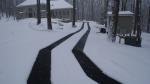 Tracks 750' Long Radiant Heated Driveway