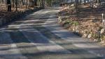 Driveway ready for asphalt - cables covered and ready