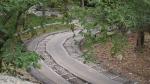 Heated Driveway Construction - Birds eye view - Tracks - Turns and Downhill -2